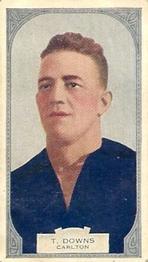 1933 Hoadley's Victorian Footballers #82 Tommy Downs Front